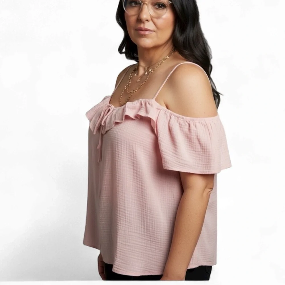 J. CREW Cotton Camisole Tank Top‎ Pink size XL - Picture 2 of 4